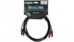 KLOTZ Kabel Audio 2x RCA Cinch (wtyk) / 2x RCA Cinch (wtyk) 6m