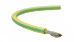 Kabel silikonowy SIF 180C 300/500V 1,5 ciepłoodporny LSOH żółto-zielony linka TKD /100m/