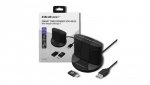 Qoltec Inteligentny czytnik chipowych kart ID SCR-0632 USB 2.0 + Adapter USB-C