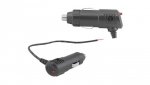 Wtyk kątowy do zapalniczki samochodowej LED z kablem 20czm 12V/24V HQ