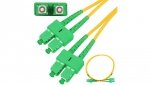Patchcord Jednomodowy, Duplex, G657A, 3mm, 2m Extralink SC/APC-SC/APC