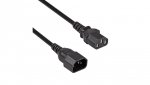 Kabel zasilający Akyga AK-PC-07C przedłużacz CU IEC C13 / C14 3m