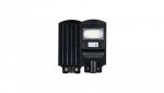 LAMPA ULICZNA SOLARNA 30W 4000K Czarna czujnik mikrofalowy
