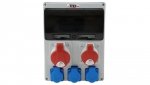 Rozdzielnica budowlana BERYL 32A/5P + 16A/5P + 3Gs 230V 04.120
