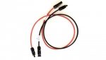 Set kabel fotowoltaiczny 4mm2 czerwony i czarny PV ze złączkami MC4 2x5m