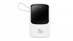 Baseus Qpow Digital Display powerbank z szybkim ładowaniem 10000mAh 20W QC/PD/SCP/FCP z wbudowanym k