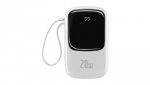 Baseus Qpow Digital Display powerbank z szybkim ładowaniem 20000mAh 20W QC/PD/SCP/FCP z wbudowanym k