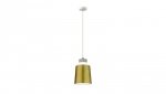Lampa dekoracyjna wisząca LED 7W 400lm 3000K IP20 fi:120mm dł:1220mm akryl złoty barwa WW biała ciepła V-TAC VT-7333-G