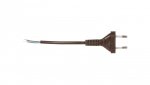 Przewód przyłączeniowy bez wyłącznika 190cm brązowy SP-190/2X0,5/-BRA YNS10000434