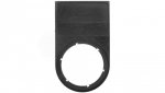 Ramka do etykiet samoprzylepnych 17,5x27mm czarna zaokrąglona otwór 22mm SIRIUS ACT 3SU1900-0AH10-0AA0