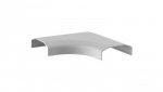 Listwa maskująca do kabli narożna Maclean MC-697 W 127x127x21,5 mm plastik systemowa MC-697
