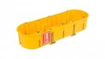 Puszka podtynkowa potrójna 60mm regips żółta PK-3x60 0234-0N