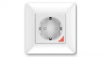 Inteligentne gniazdo SMART LIFE WALL SOCKET OUTLET 230V + SINGLE FRAME WIFI 1xUSB A 1xUSB C białe EXTRALINK EX.35717 