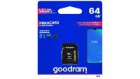Karta pamięci GOODRAM microSD (microSDXC) 64GB class 10 UHS-I + adapter SD 