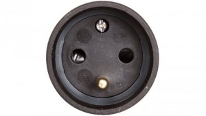 HELMO Gniazdo przenośne gumowe 16A 2P+Z 230V IP44 50111