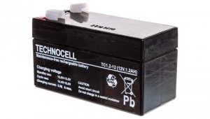 Akumulator bezobsługowy AGM 1,2Ah 12V Technocell 1,2TC