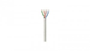 Kabel Skrętka Kat 6 UTP Linka 100m Szara 100 Miedzi