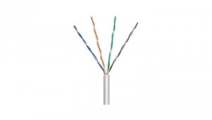 Kabel Skrętka Kat 5e UTP Linka 305m Box Szara 100 Miedzi