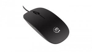 Mysz Optyczna USB 1000dpi SuperSlim Czarna Manhattan
