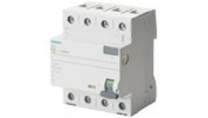 Wyłącznik różnicowoprądowy 4P 40A 0,1A Typ A 100mA 400V SENTRON 5SV3444-6
