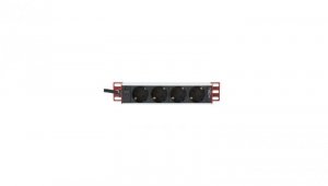 Listwa zasilająca do szaf Rack 10 , 1U, 4x gniazdo Schuko