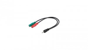 Adapter Jack 3.5mm 4-Pin do słuchawek i mikrofonu ICOC 11-SB-HP