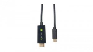 Kabel Adapter USB-C do HDMI 4K*60Hz 2m DP Alt Mode Techly
