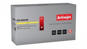Toner Activejet ATH-6002AN (zamiennik HP 124A Q6002A, Canon CRG-707Y Premium 2000 stron żółty)