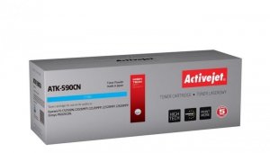 Toner Activejet ATK-590CN (zamiennik Kyocera TK-590C Supreme 5000 stron niebieski)