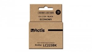 Tusz ACTIS KB-223Bk (zamiennik Brother LC223BK Standard 16 ml czarny)