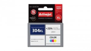 Tusz Activejet AH-304CRX (zamiennik HP 304XL N9K07AE Premium 18 ml kolor)