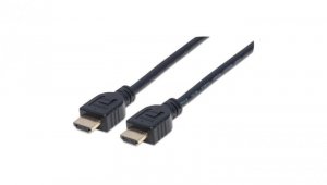 Kabel HDMI/HDMI V2.0 M/M Ethernet 3D4K Czarny Cl3 2M 353939