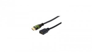 Przedłużacz kabel HDMI/HDMI M/F Ethernet 5M 4K60Hz ICOC HDMI2-4-EXT050