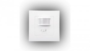 Czujnik ruchu na podczerwień 500W/200W podtynkowy IP20 zasięg 9m CR-IR1/KP/BIAŁY