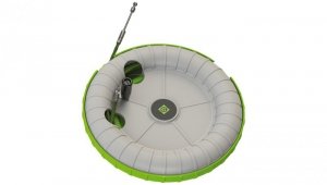 Linka KLAUKE do przeciągania kabli i przewodów 20m w kasecie / 52055389 FLEXI SPINNER 20m