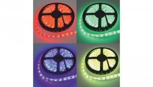 Taśma LED 5050 30 diod/m 36W 12V IP20 RGB /5m/