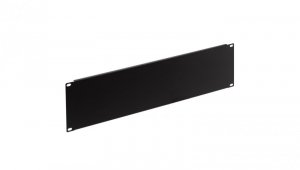 Panel maskujacy do szafy RACK 19 cali 3U czarny