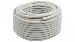 Rura karbowana RKGL 50 szara 320N z pilotem 25 m 444041 /1szt/
