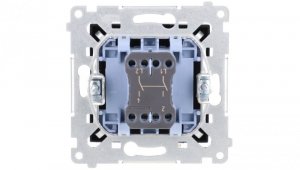 Simon 54 Łącznik dwubiegunowy (moduł) 16AX 250V zaciski śrubowe czarny mat DW2A.01/49