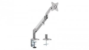 Uchwyt biurkowy do monitora szary Ergo Office, ze sprężyną, 17-32, 9 kg, ER-405G