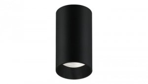 Oprawa natynkowa / tuba Maclean, punktowa, okrągła, aluminiowa, GU10, 55x100mm, kolor czarny, MCE458 B/B