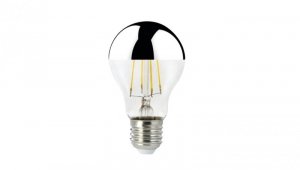 Kanlux żarówka LED XLED A60 M 7W-NW E27 filament ze srebrnym odbłyśnikiem neutralna biała 4000K 680 lm MIRROR