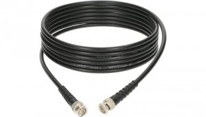 KLOTZ Kabel koncentryczny CCTV RG59 Patchcord BNC 75ohm (wtyk / wtyk) 1m