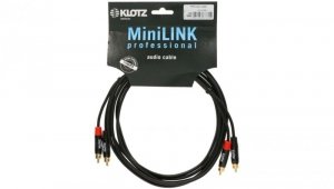 KLOTZ Kabel Audio 2x RCA Cinch (wtyk) / 2x RCA Cinch (wtyk) 0,9m