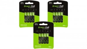 Akumulator Ni-MH R03 AAA 950mAh 1,2V GREEN CELL BLISTER 16 sztuk