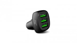 Ładowarka Samochodowa Green Cell GC PowerRide 54W 3xUSB 18W z technologią szybkiego Ładowania Ultra Charge