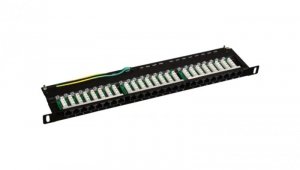 Patch panel OPTIMUM UTP kat.5e 24 porty LSA 0.5U PK032
