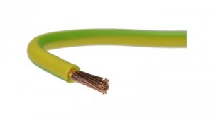 Przewód instalacyjny H07V-K / LgY 6 750V żółto-zielony linka giętka Elektrokabel /500m/