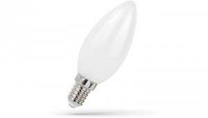 Żar. LED E14 230V 4W świecowa COG ciepła