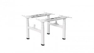 Biurko elektryczne podwójne regulacja wys. Ergo Office, max wys 128cm, max 125kg x2, bez blatu do pracy stojąco siedzącej ER-404